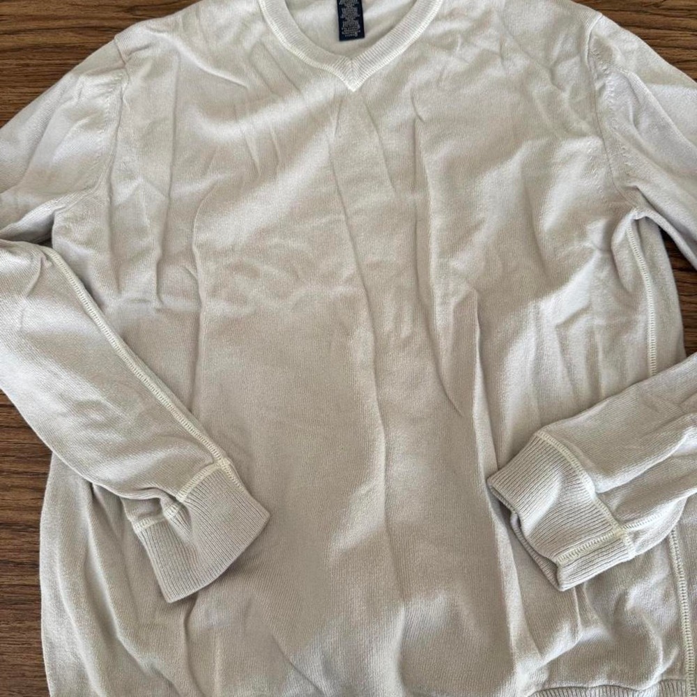 Size L banana republic cotton cashmere sweater v neck‎